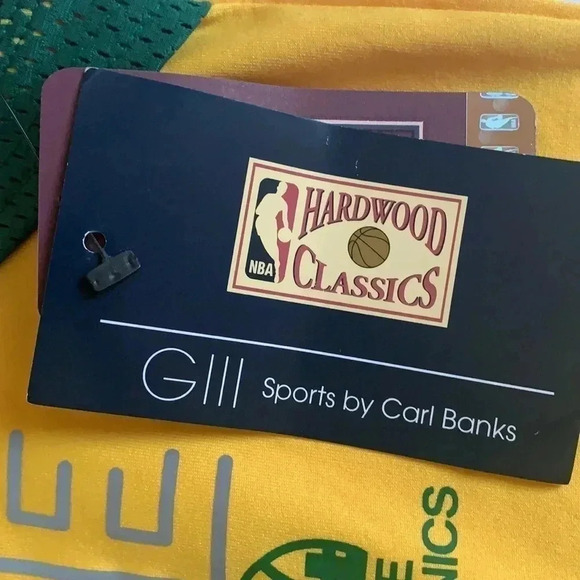 Seattle Super Sonics Basketball Jersey Youth NBA Throwback Hardwood Classics NWT - Picture 5 of 11